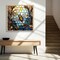 5D Diamond Painting Kits for Adults,Honey Bee Diamond Art Stained Glass Kits for Beginner DIY Diamond Dots Bead Art, Full Round Diamond Painting Gem Art Wall Decor